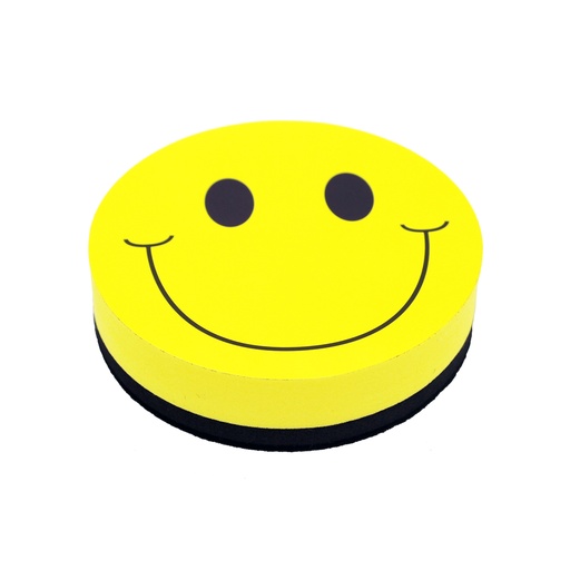 [10011 ASH] Smile Face Magnetic Whiteboard Eraser