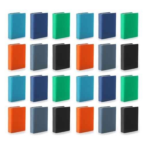 [BS16P4510224-24 KIT] Stretchable Book Covers Pack of 24