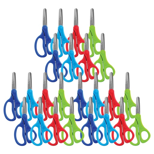 [480159-24 MAP] Assorted Essentials 5" Blunt Kids Scissors Pack of 24