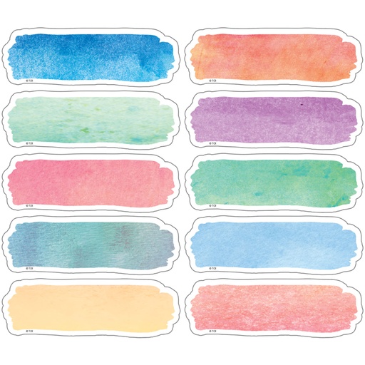 [77362 TCR] Watercolor Labels Magnetic Accents