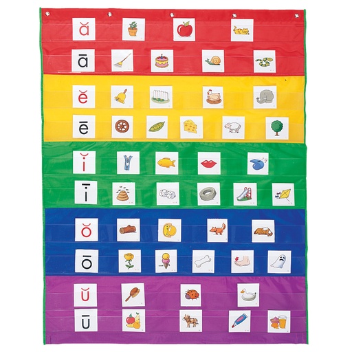 [2197 LER] Rainbow® Pocket Chart
