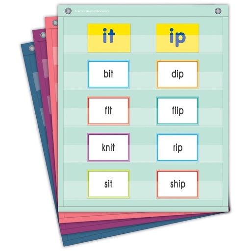 [20107 TCR] Oh Happy Day Magnetic Mini Pocket Charts Set of 4