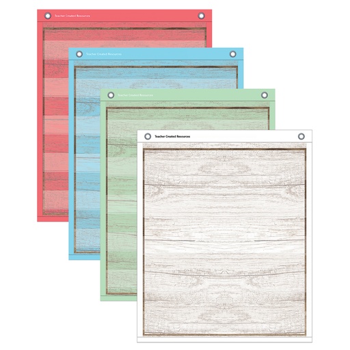 [20333 TCR] Painted Wood Design Magnetic Mini Pocket Charts