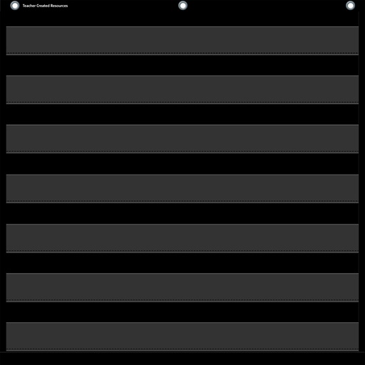 [20740 TCR] Black 7 Pocket Chart