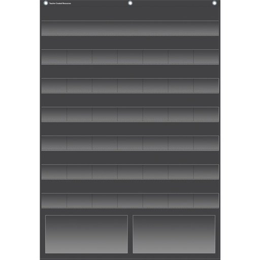 [20748 TCR] Black Calendar Pocket Chart 