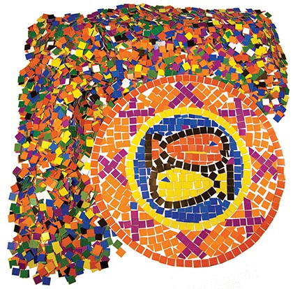 [15630 R] Double Color Mosaic Squares  Pack