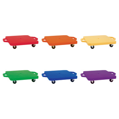 [HDS12SET CHS] 12 Inch Heavy-Duty Scooter With Handles, Set of 6