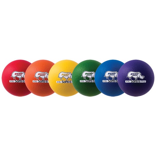 [RS65SET CHS] 6" Rhino Skin Low Bounce Softi Ball Set
