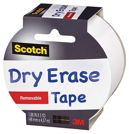 [1905RDE MMM] Dry Erase Tape  1.88" x 5yd