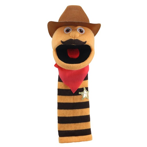 [007038 PUC] Cowboy Eco Knitted Puppet