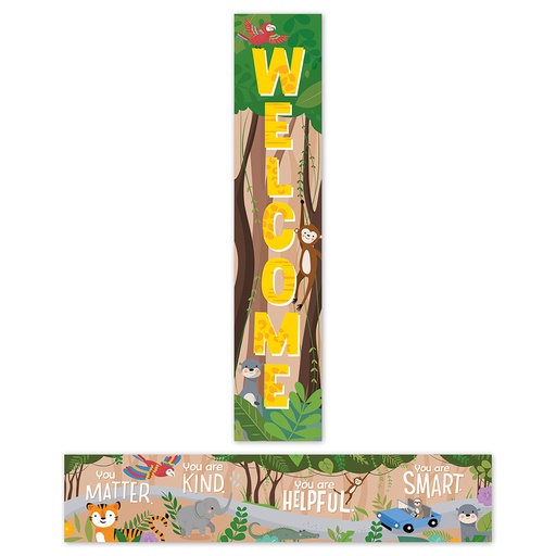 [10935 CTP] Jungle Friends Welcome Banner