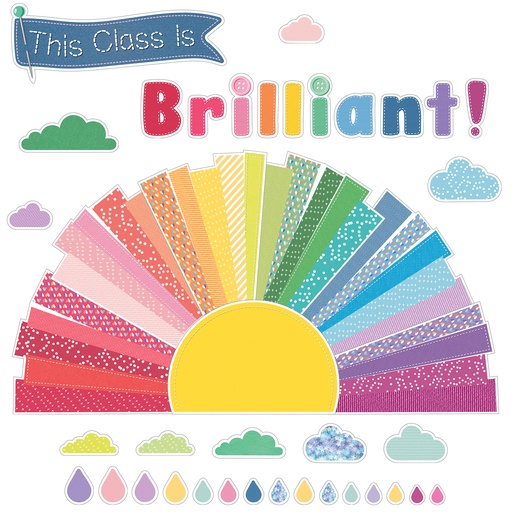 [110597 CD] Craft and Cool This Class is Brilliant! Bulletin Board Set