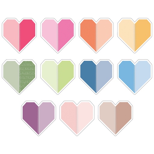 [120658 CD] Crafty and Cool Handmade Hearts Cutouts