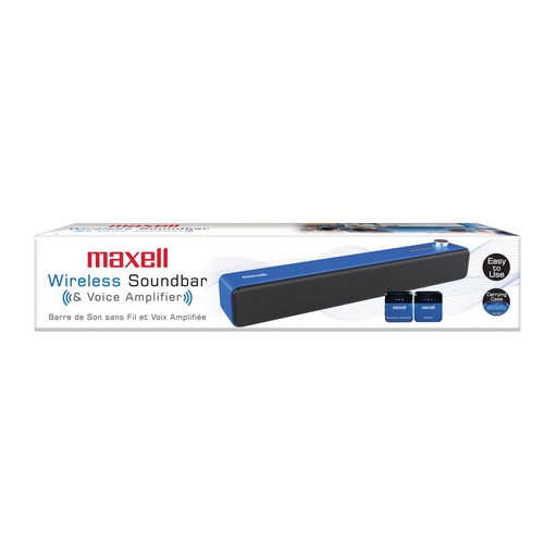 [197337 MAX] Wireless Soundbar & Voice Amplifier with Mic