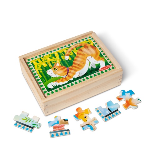 [50207 LCI] Pets Wooden Jigsaw Puzzles in a Box