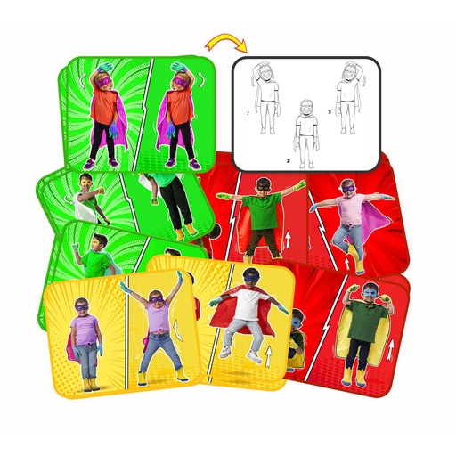 [62020 R] Super Hero Exercise Cards