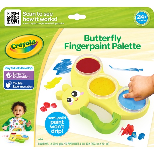 [811511 BIN] Butterfly Fingerpaint Palette