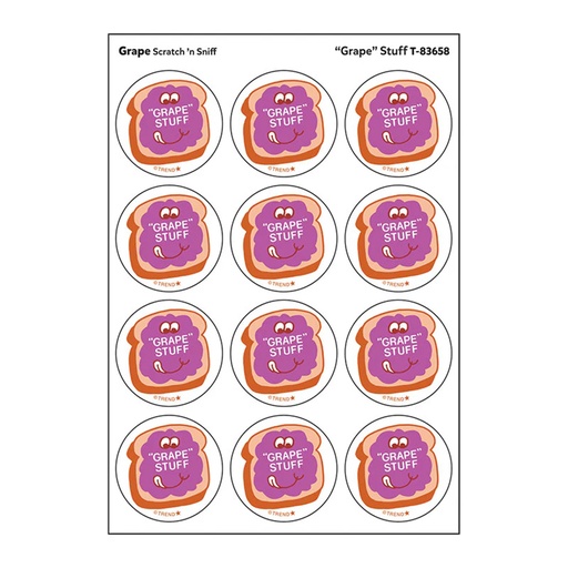 [83658 T] "Grape" Stuff Grape Scent Stickers