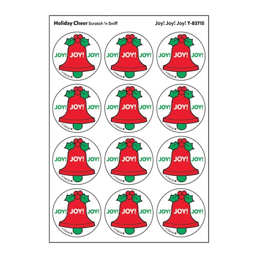 [83715 T] Joy! Joy! Joy! Holiday Cheer Scent Stickers