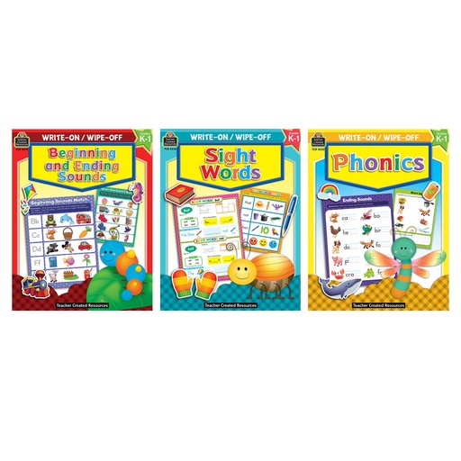 [WWBOOKS2 TCR] Early Literacy Write & Wipe Activity Books Kit