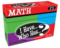 [7818 TCR] Gr 2-3 I have Who Has Math Games