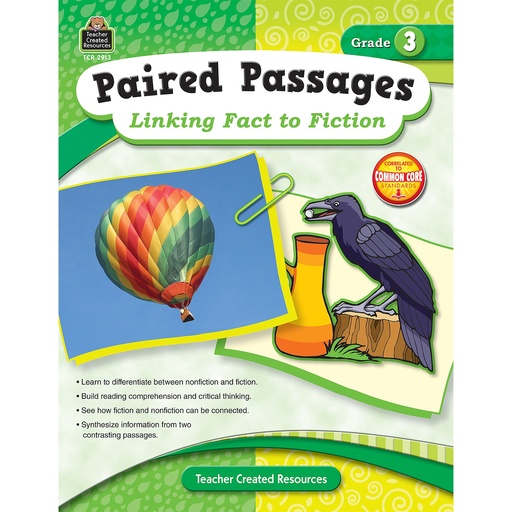 [2913 TCR] Gr 3 Paired Passages Linking Fact to Fiction