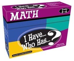 [7819 TCR] Gr 3-4 I have Who Has Math Games