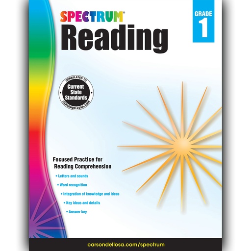 [704579 CD] Spectrum Reading Workbook Grade 1 Paperback