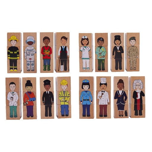 [FF551 CTU] Career Mix 'N’ Match Wooden Blocks