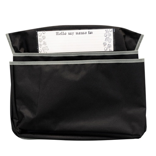 [10411 CL] Black Adjustable Chair Cubbie