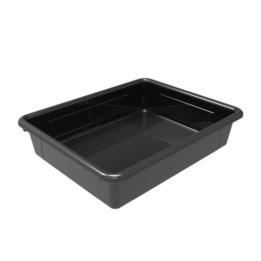 [62516U05C STX] Black Flat Storage Trays Pack of 5