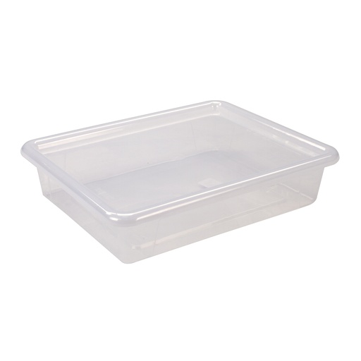 [62566U05C STX] Clear Flat Storage Tray with Lid