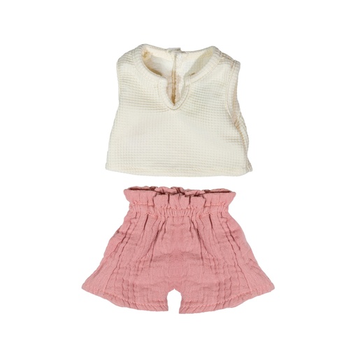 [31585 MIN] Warm Weather T-Shirt & Pants 15" Doll Clothing Set