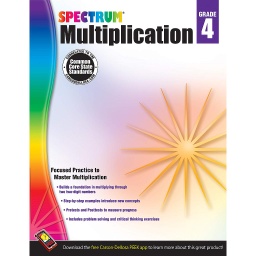 [704509 CD] Spectrum Multiplication Workbook Grade 4 Paperback