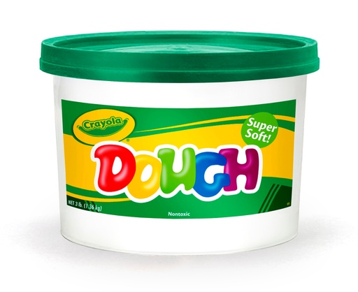 [570015044 BIN] Green Crayola Dough 3lb Bucket