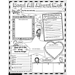 [915285 SC] Instant Personal Poster Set: Read All About Me  Gr K-2